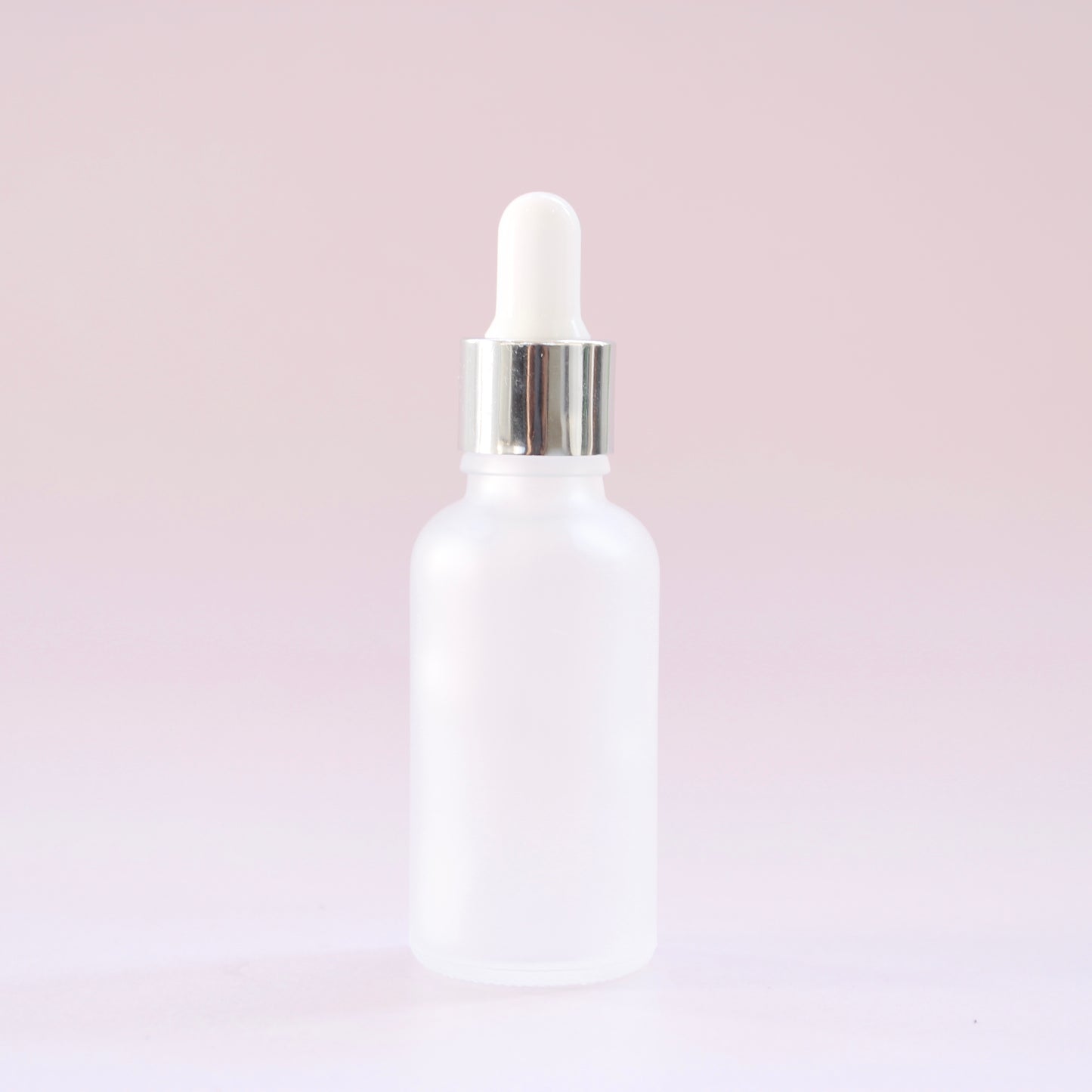 FRASCO MATE 30 ML CON BULBO PLATEADO